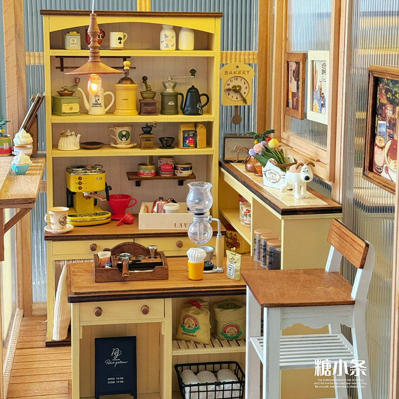 糖小条6分娃用家具咖啡场景道具