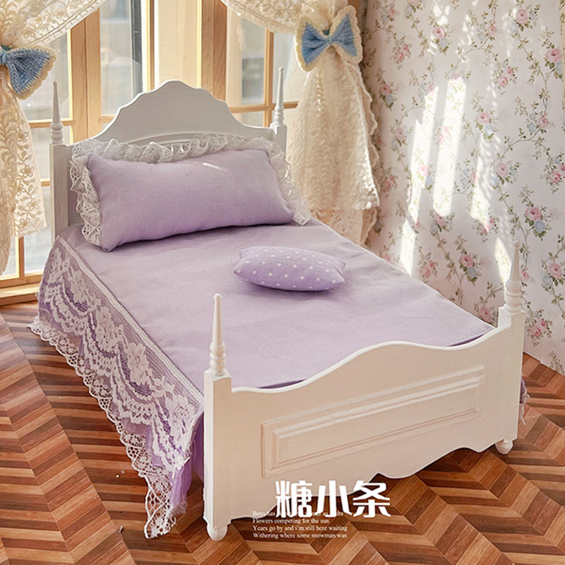 娃床微缩家具小布6分场景棉花