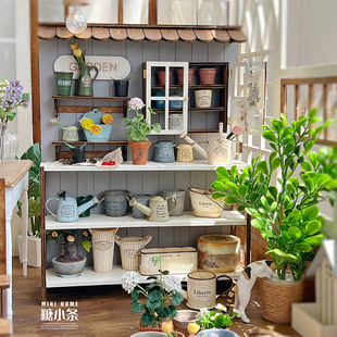 糖小条6分娃屋花园操作台材料包花架花房娃用家具迷你微缩blythe