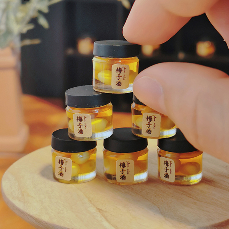 迷你微缩青梅酒食玩模型