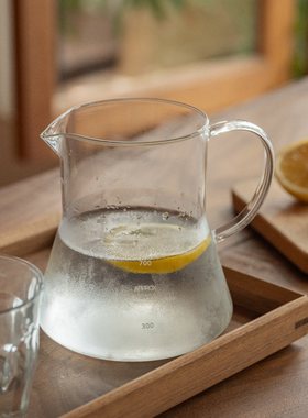木墨生活冰透冷水壶手工吹制