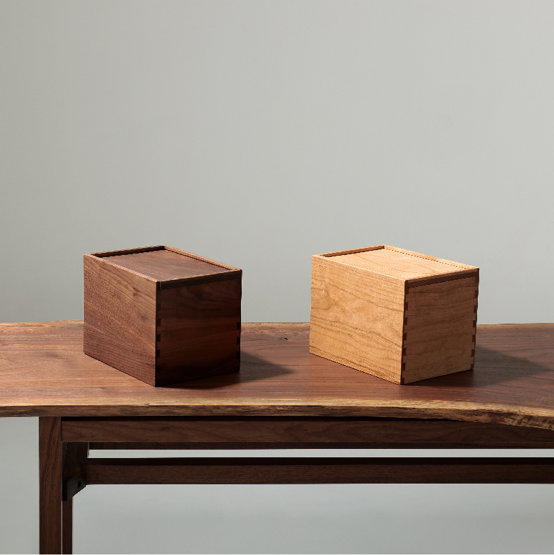 mumo木盒家用桌面收纳盒