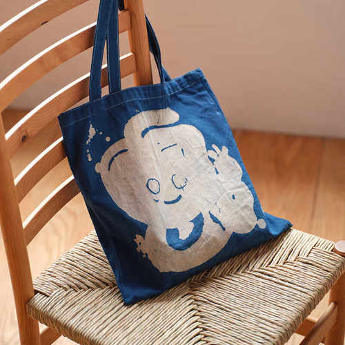 复古大容量文艺手绘单肩帆布包