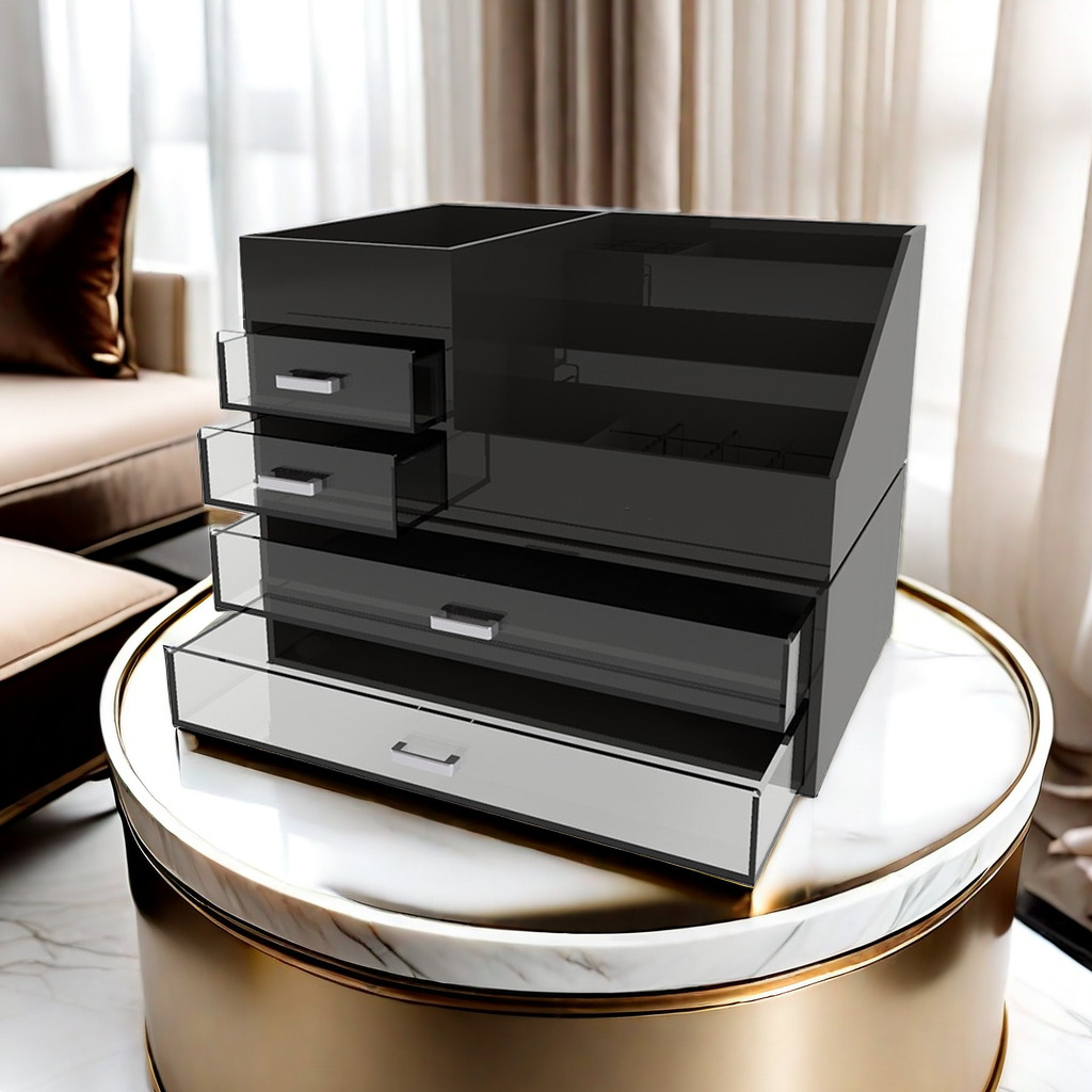 梳妆台化妆品收纳盒普拉度亚克力