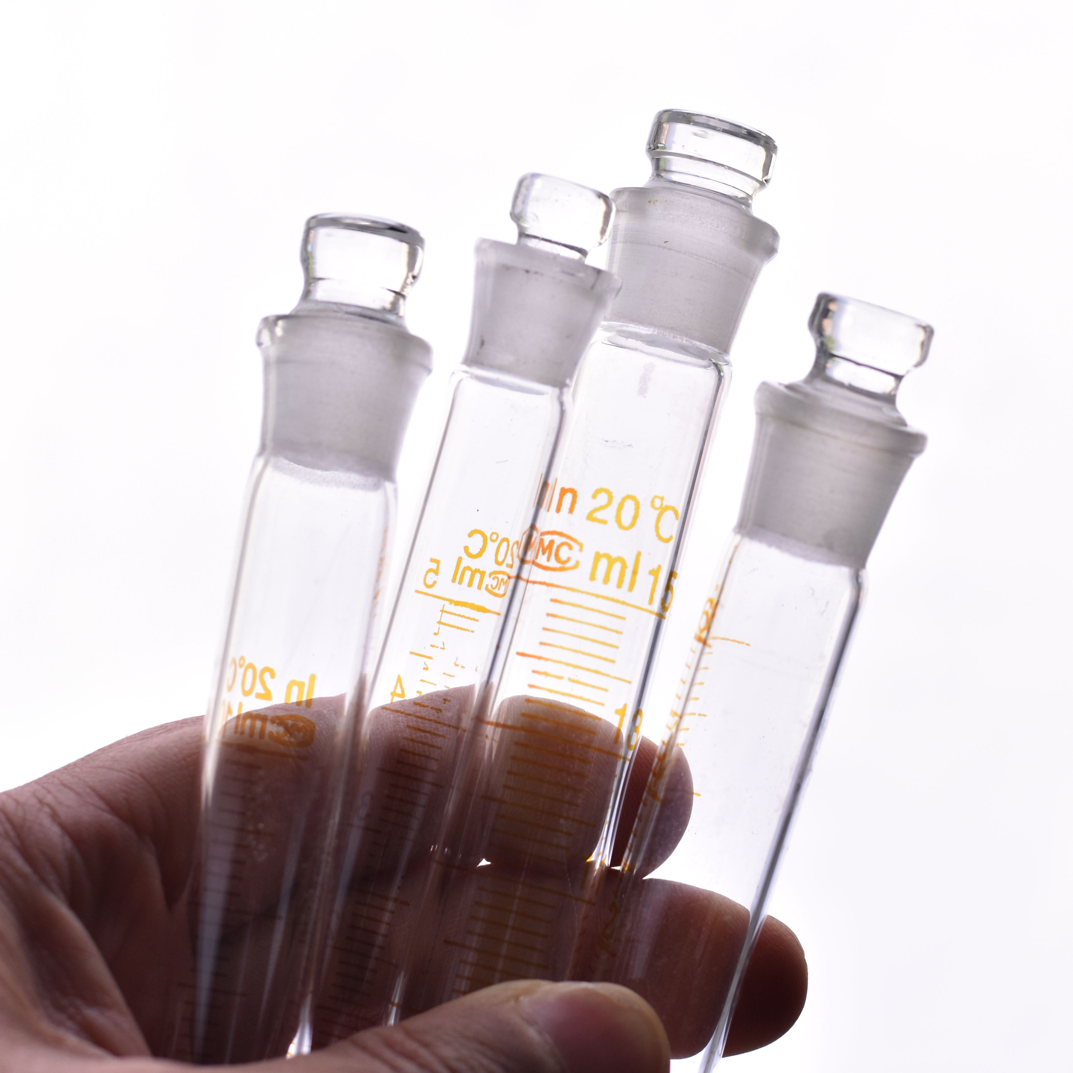 玻璃磨口试管 标口刻度离心管 带塞 耐高温 可定制5/10/15/20/25/50