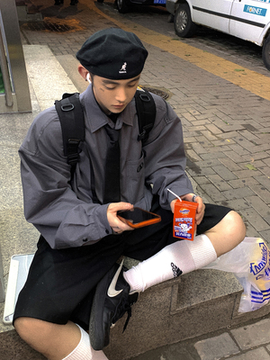 Aurocean纯棉长袖衬衫