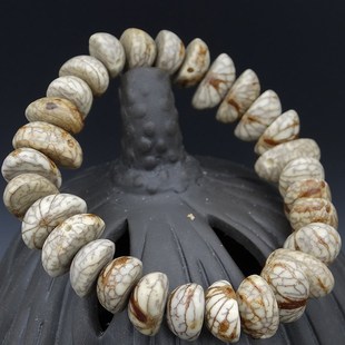 高密半圆 金丝/血丝菩提子金线银线佛珠男士手链菩提手串椰壳配饰