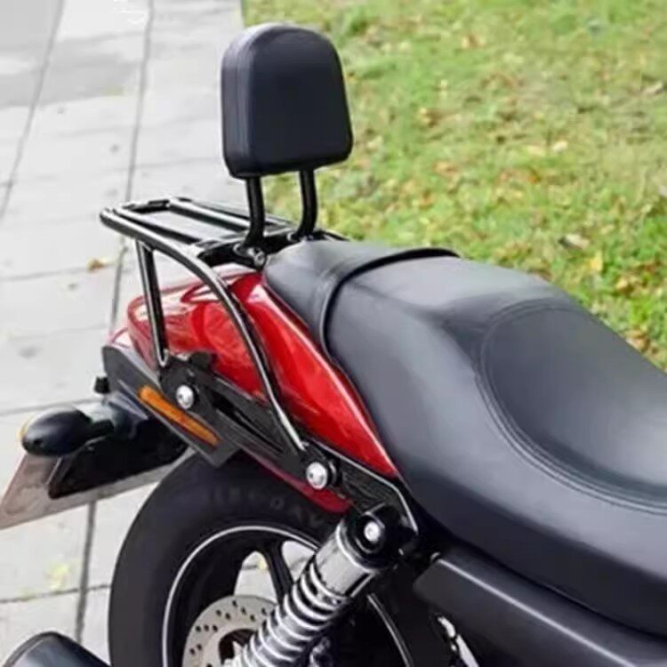 适用哈雷street750XG 500改装后靠背 后货架 行李架靠垫配件