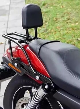 适用哈雷street750XG 500改装后靠背 后货架 行李架靠垫配件