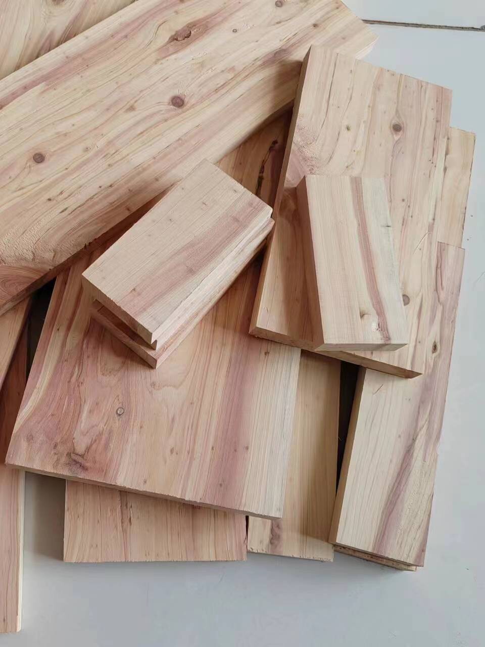 红心柏木木料原木红心佛珠写字绘画文玩简约木材雕刻柏木木板定制