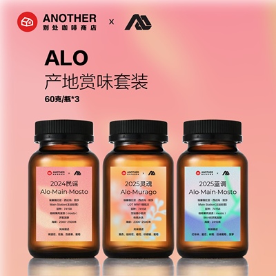 别处咖啡2024-2025埃塞俄比亚Alo产地赏味套装60克*3瓶精品咖啡豆
