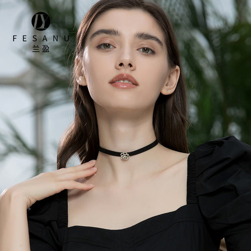 兰盈奥地利水晶choke颈链