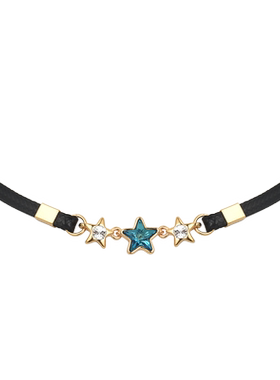 兰盈choker星星水晶项链