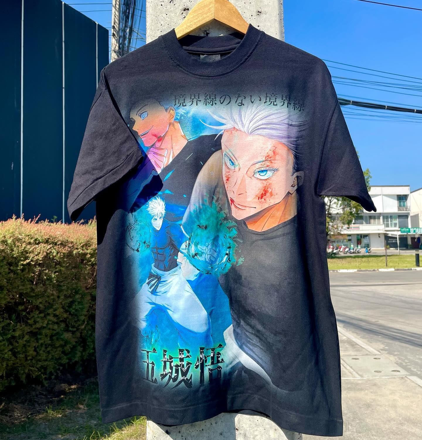 孤独星球动漫 Jujutsu Kaisen Gojo Satoru 咒术回战shirtT恤短袖