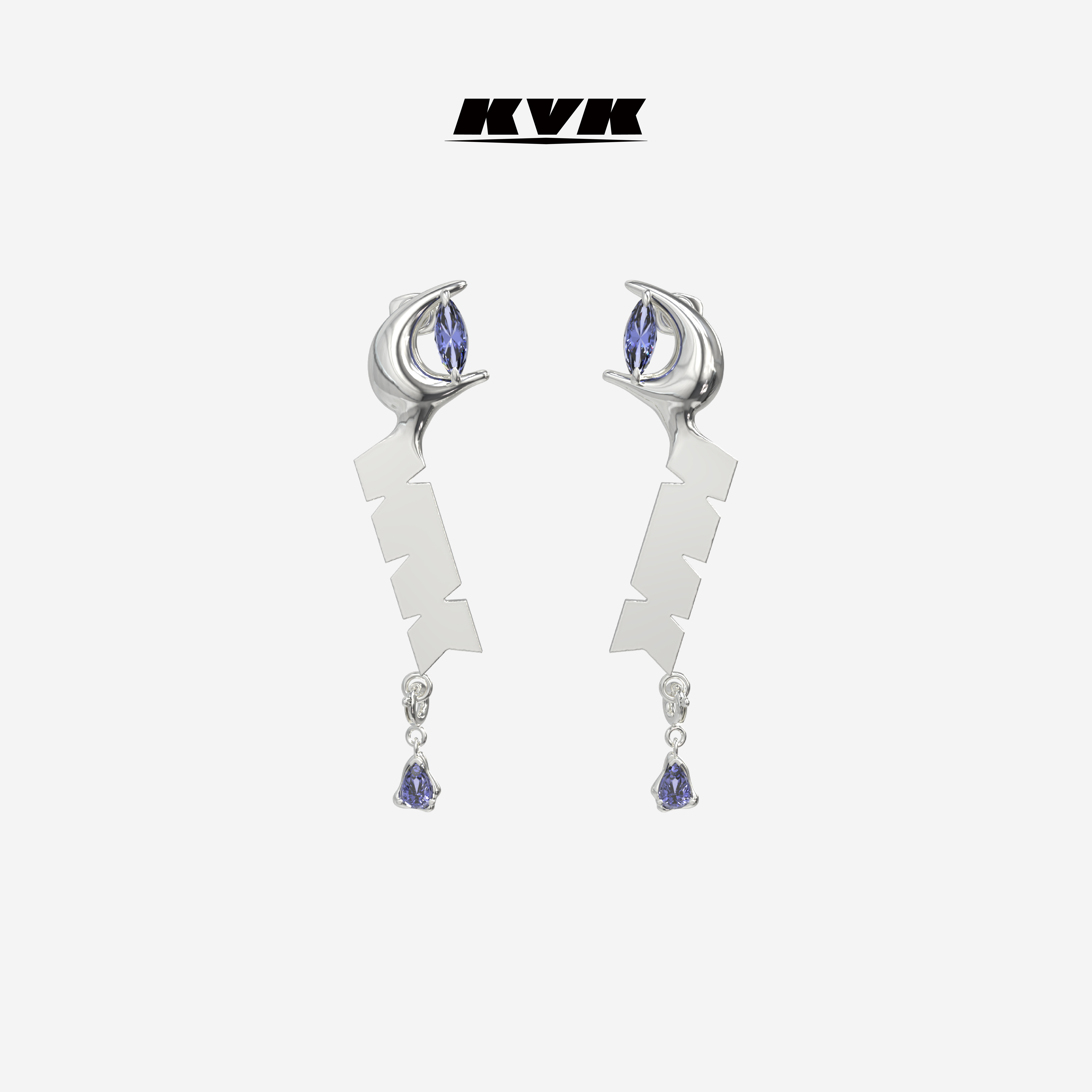 KVK潜能系列音符之眼独特耳环图片