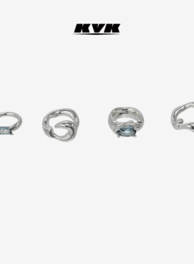 KVKSPIDER 蛛序系列毒蚀组合戒 泰妍同款轻奢简约时尚INS男女戒