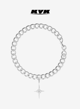 KVK CLOUD 云系列十字闪光可拆卸项链 原创设计轻奢小众情侣款