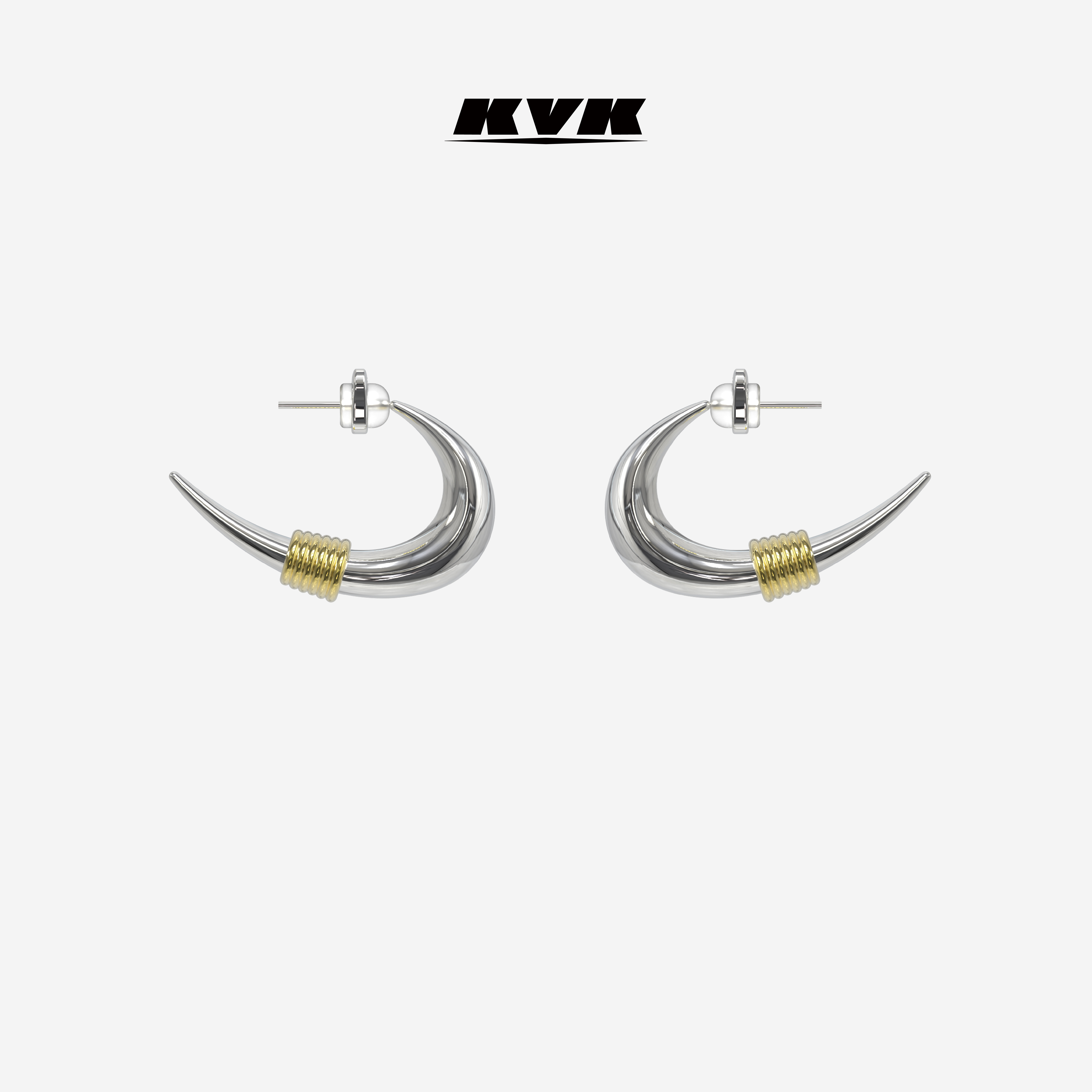 kvkhunting系列耳环小众设计感