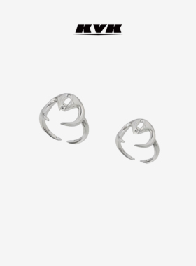 KVK SPIDER 蛛序系列蜘蛛符号戒指小众中性不规则指环个性指戒