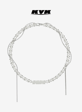 KVK THE NET 网系列织线流动组合项链 官方正品小众设计感送情侣
