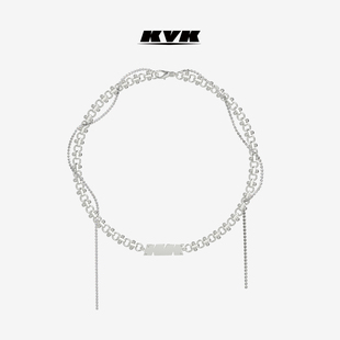 官方正品 KVK 网系列织线流动组合项链 NET 小众设计感送情侣 THE