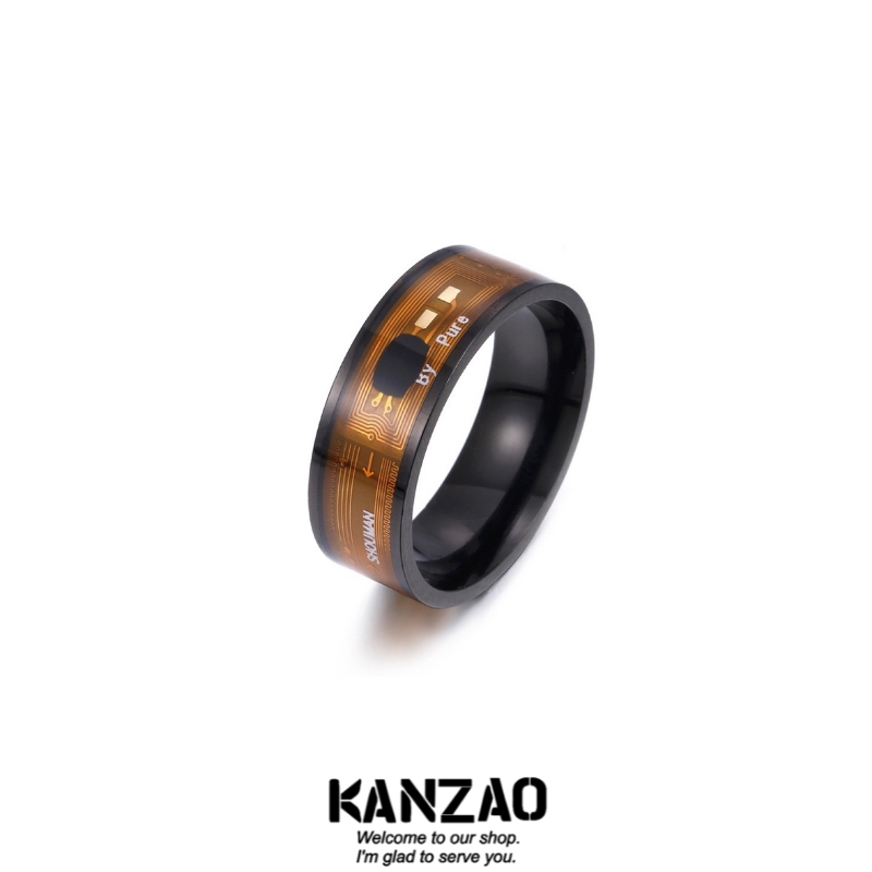 KANZAO NTAG213芯片NFC智能戒指可穿戴智能手机设备智能饰品