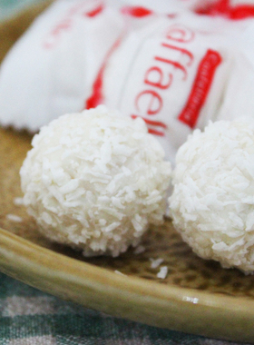 拉斐尔 雪莎椰蓉酥球 白巧克力 喜糖 粒装