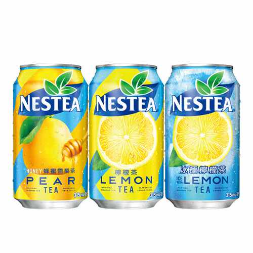 香港进口 NESTEA雀巣柠檬茶 港式茶饮料 解暑 夏日饮品 易拉罐装
