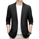 2023春款男士上衣中青年流行修身潮流西服P195，男装西服，电商D223-1