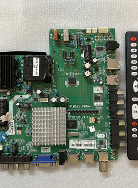 组装机32-65寸电视网络主板TP.M628 PD64 QT5D3LP V4.3电源板
