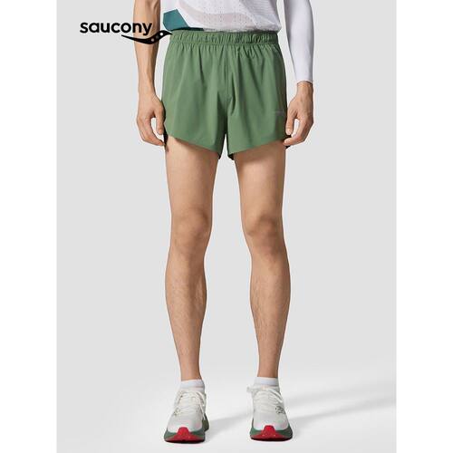 Saucony索康尼男士轻薄运动户外竞速跑步健身训练透气短裤