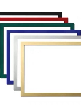 磁性相框奖状挂墙展示防尘打孔