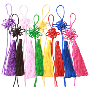 中国结挂件 小号6盘流苏车挂吊穗子半成品配件特色手工艺出国礼品