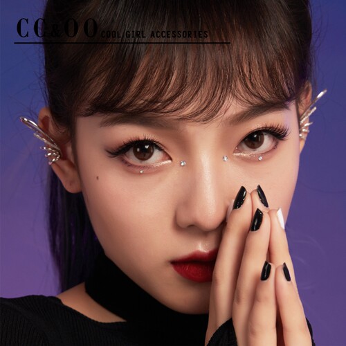 设计师冷淡风新款潮小精灵耳夹