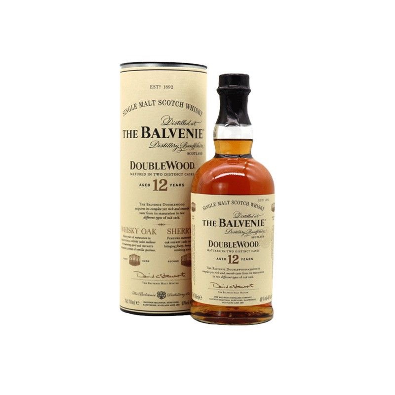 顺丰包邮【行货带盒】百富12年双桶陈酿Balvenie 单一麦芽威士忌