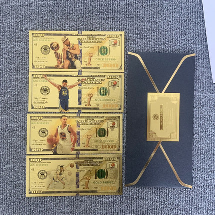 库里我篮球球迷纪念币周边手办收藏礼盒装库里手办篮球手办徽章