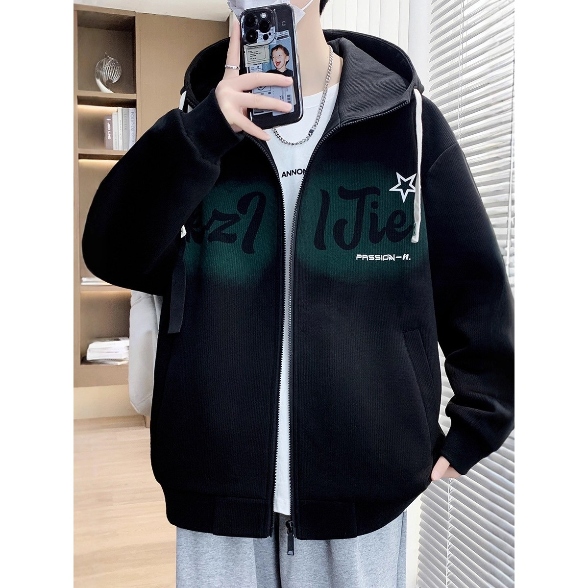 品牌断码秋冬季棒球服外套男孩初中学生加棉加厚岁青少年大童男装