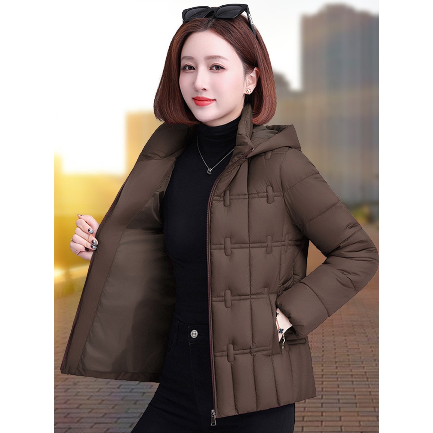 撤柜冬季短款羽绒棉衣棉服女士新款爆款小个子妈妈小棉袄加厚外套