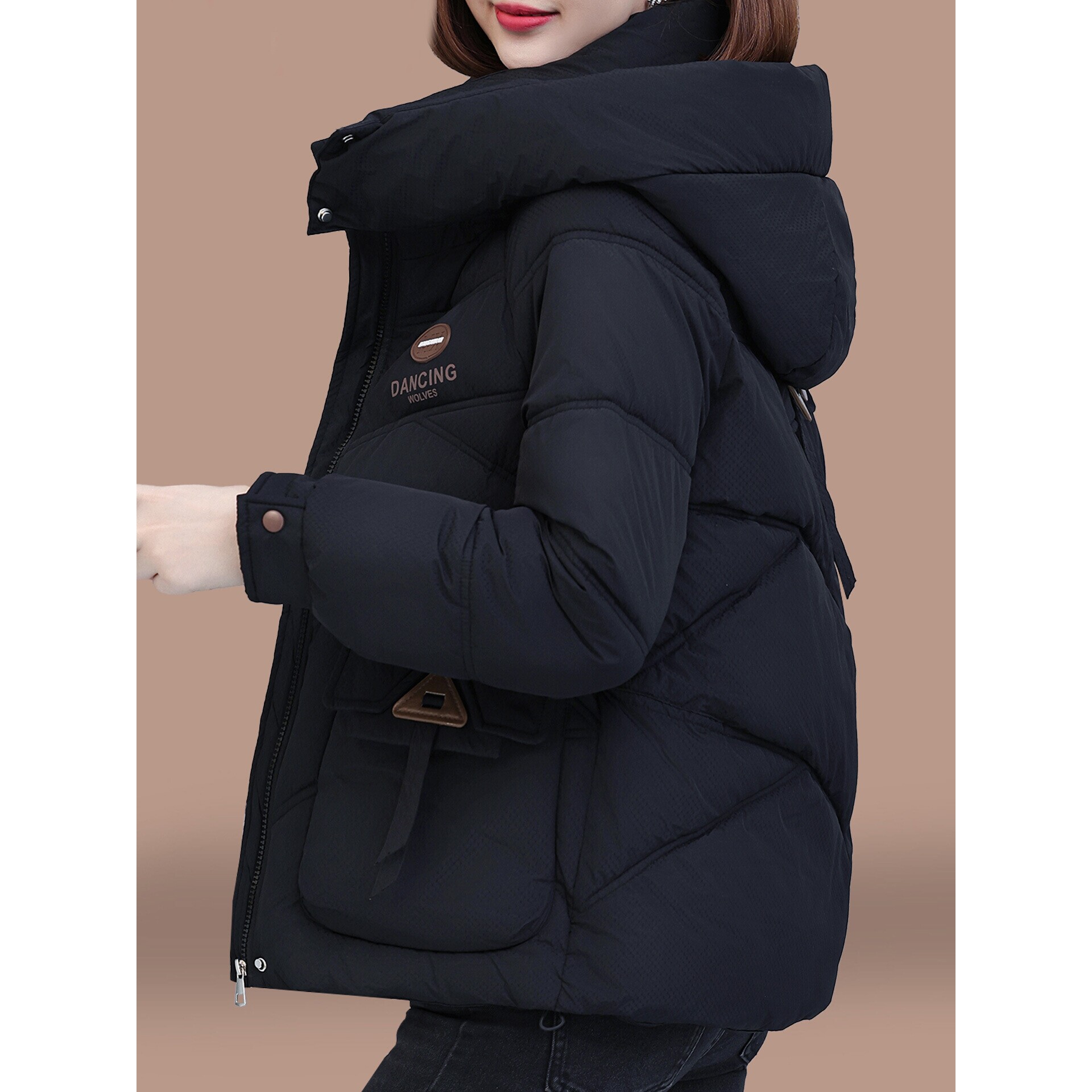 撤柜短款棉袄女款年冬季新款时尚洋气妈妈装棉服外套加厚羽绒棉衣