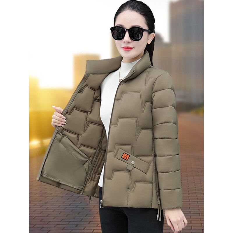 撤柜冬季短款中年妈妈棉衣外套女士秋冬时尚洋气棉服立领新款棉袄