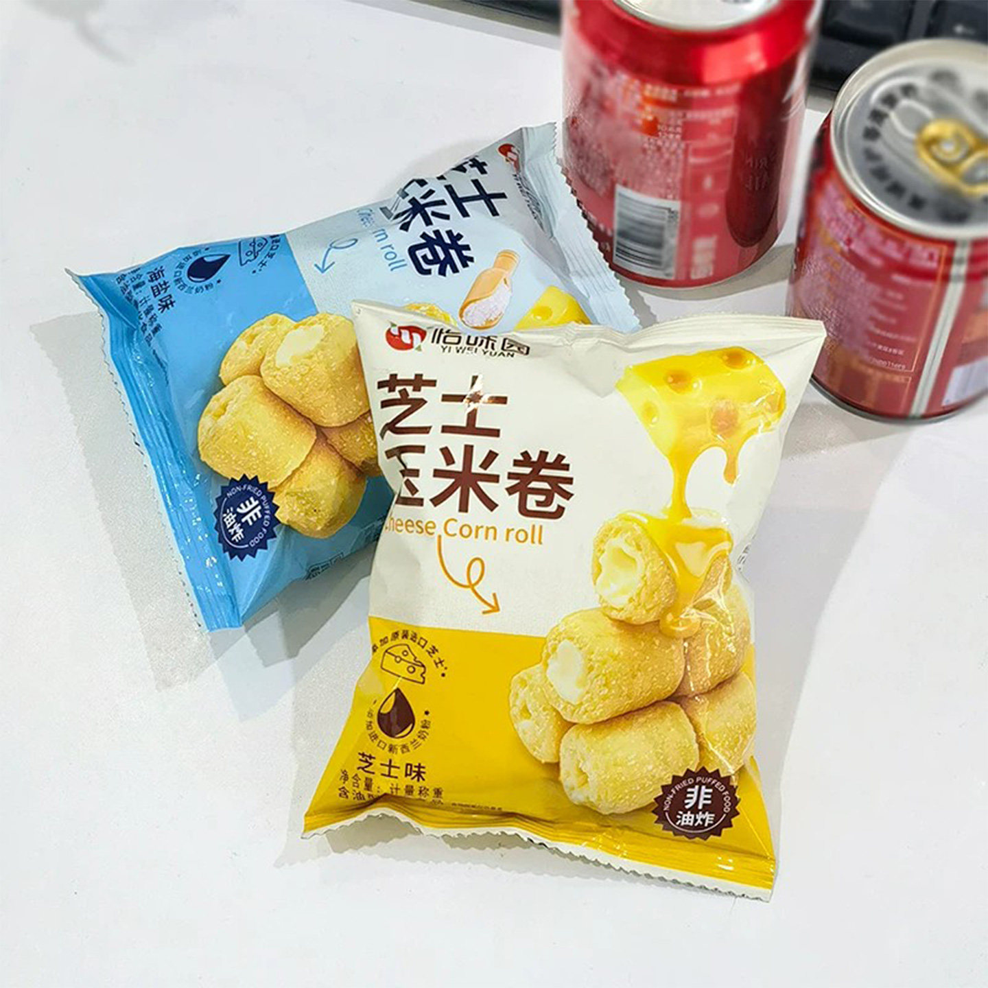 怡味园散称芝士玉米卷小包装零食