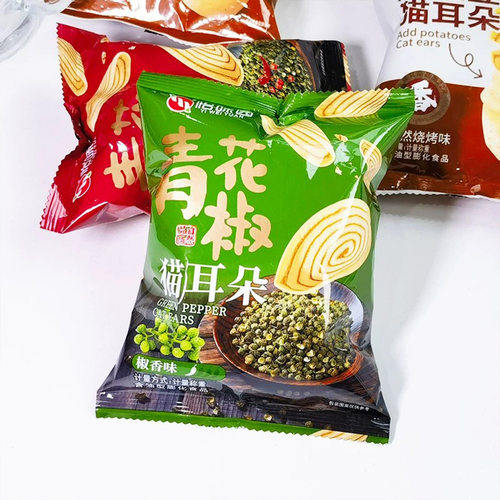 怡味园散称青花椒猫耳朵零食