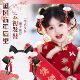 儿童汉服假发古装 女童发髻古风新年盘发造型垫发包拜年头饰 一体式