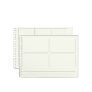 多利博士分镜本手帐动画分镜本动画漫画分镜本拼贴电影绘图表格a4活页故事板拼贴绘图手帐定制分镜简约线圈本