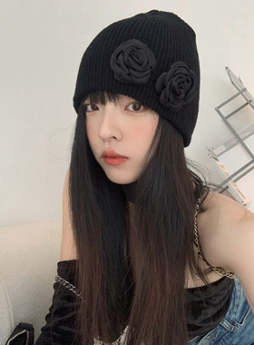 毛线帽出游女秋冬百搭时尚
