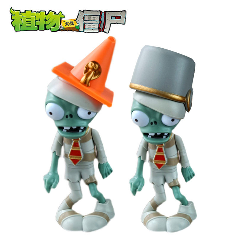 神秘埃及木乃伊僵尸单个路障铁桶僵尸塑料摆件