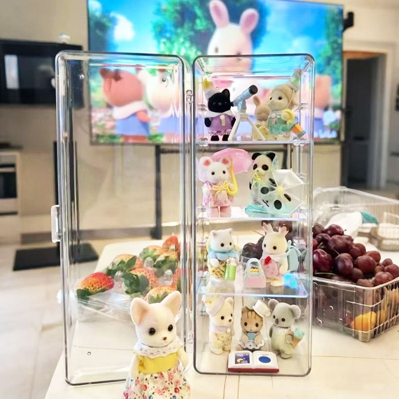 森贝儿摆件收纳盒透明手办萌粒