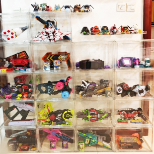 假面骑士展示柜透明收纳箱geats时王CSM腰带收纳盒手办模型置物盒