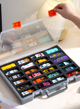 风火轮收纳盒 minigt多美卡64比例车模架仿真合金车模透明展示盒