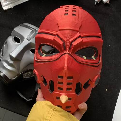 三角洲红色赛伊德面具cosplay道具手工diy3D打印游戏周边模型
